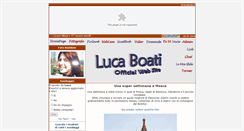 Desktop Screenshot of lucaboati.it